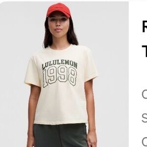 Lululemon relaxed fit cotton graphic tee